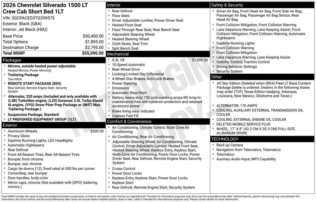 2026 Chevrolet Silverado 1500 LT