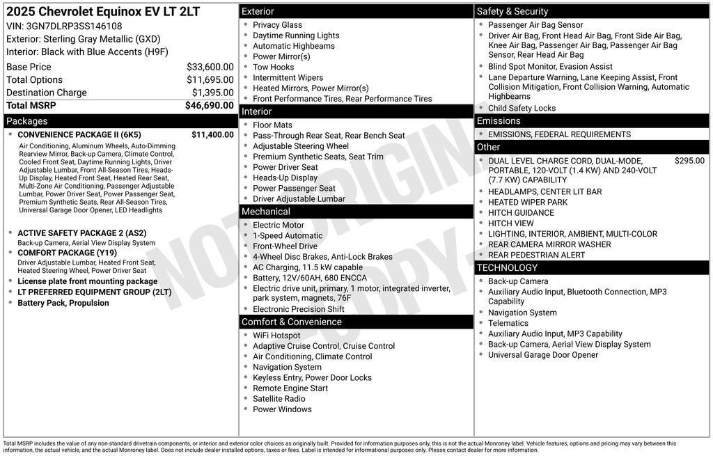 2025 Chevrolet Equinox EV LT