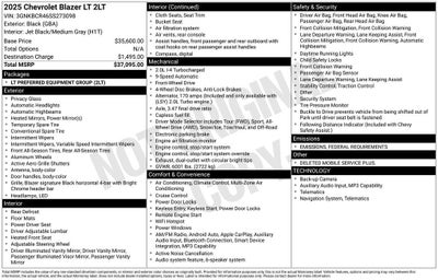 2025 Chevrolet Blazer 2LT