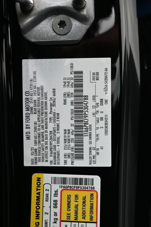2023 Ford Mustang GT Premium Fastback