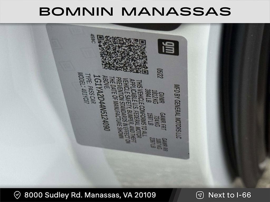 2022 Chevrolet Corvette Stingray 1LT