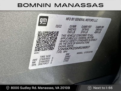 2022 Chevrolet Tahoe Z71