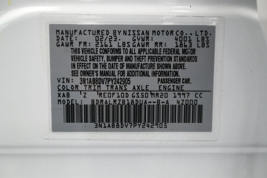 2023 Nissan Sentra SR Xtronic CVT