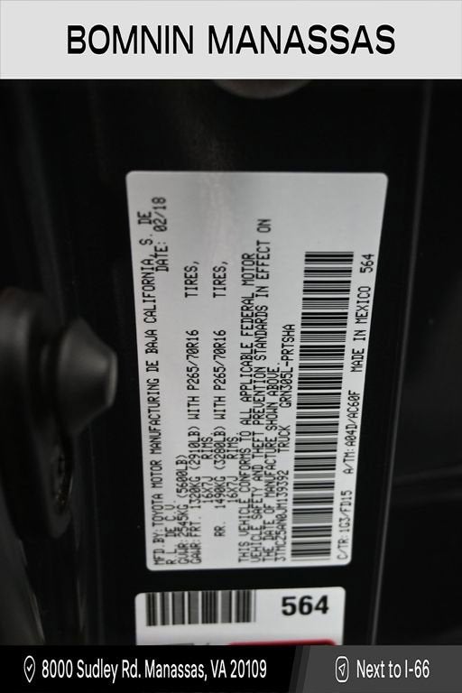 2018 Toyota Tacoma SR