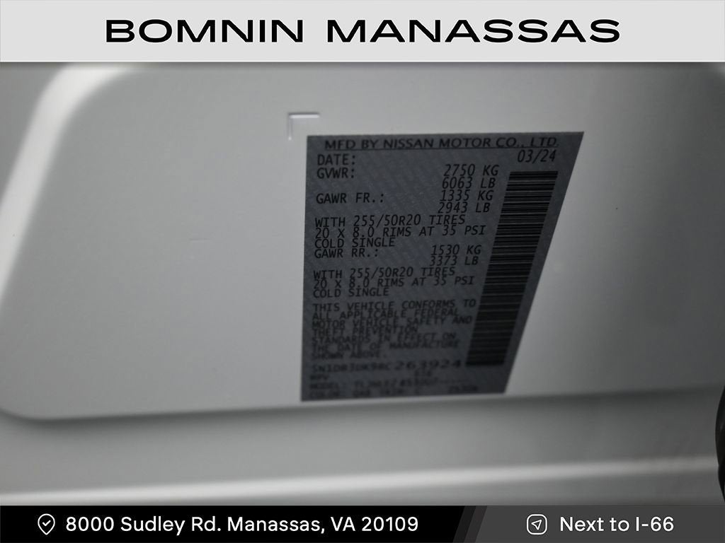 2024 Nissan Pathfinder Platinum