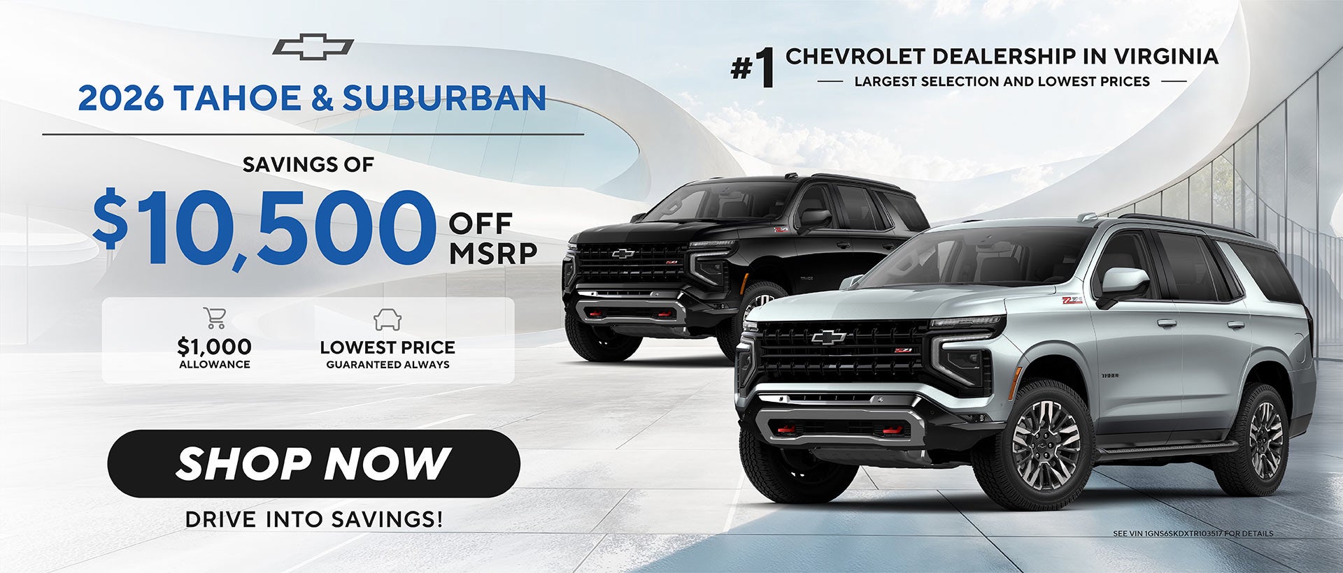 New Chevrolet Tahoe and Suburban