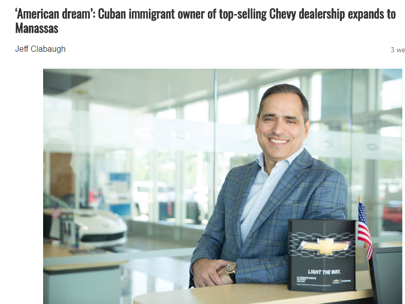 Arnaldo Bomnin at Bomnin Chevrolet Manassas