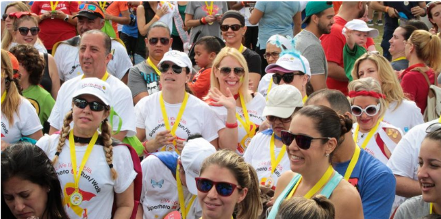 Group of people at a charity event