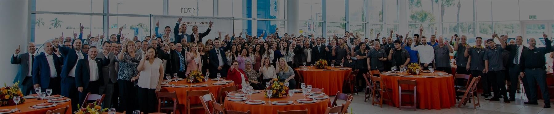 Group photo of Bomnin Chevrolet Manassas employees