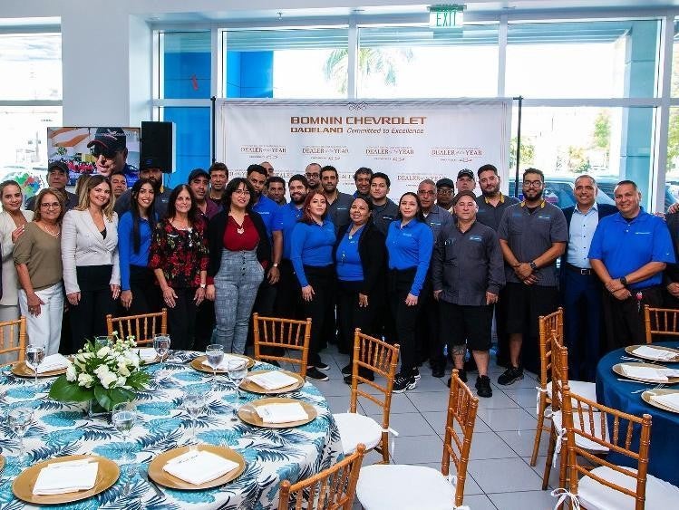 Bomnin Chevrolet Manassas staff group photo